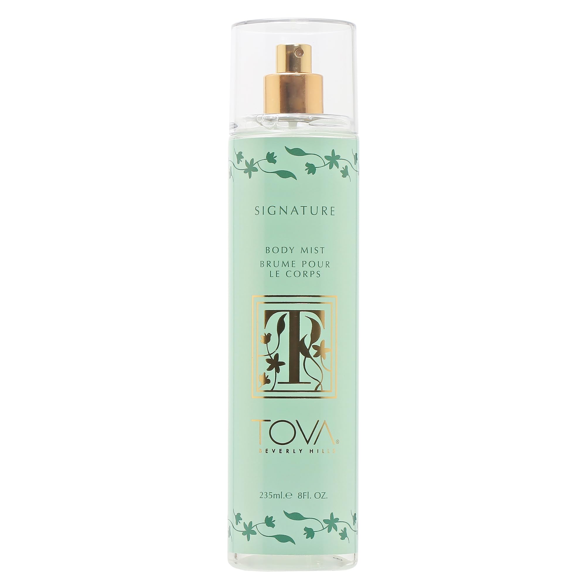 Tova Signature Body Mist – Fresh Floral Fragrance with Jasmine, Bergamot & Sandalwood | USA-Made & Cruelty-Free | 8 oz