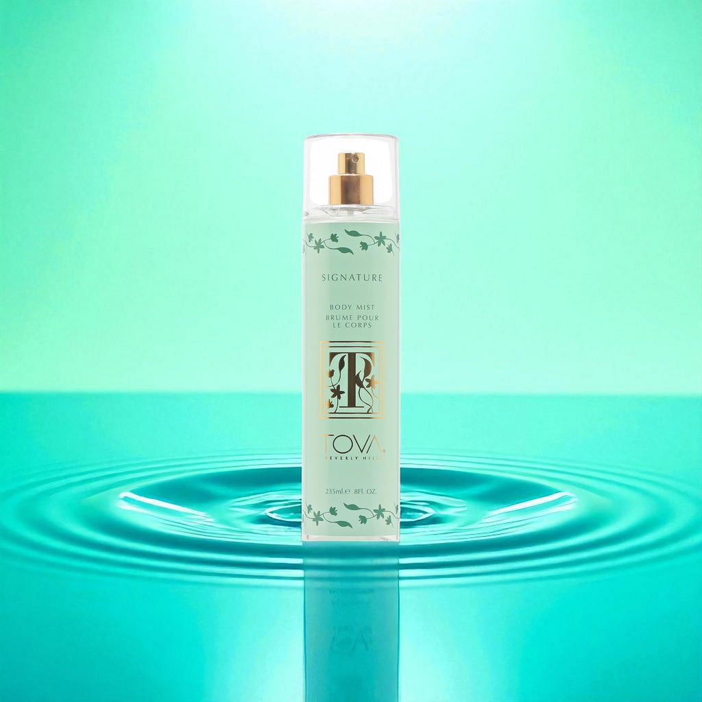 Tova Signature Body Mist – Fresh Floral Fragrance with Jasmine, Bergamot & Sandalwood | USA-Made & Cruelty-Free | 8 oz
