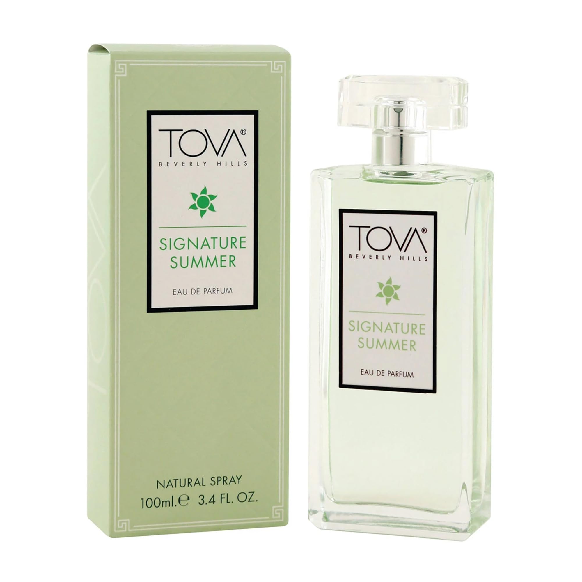 Tova Signature Summer Eau de Parfum – Floral Citrus for Women, 3.4 fl oz, Cruelty-Free, Made in USA