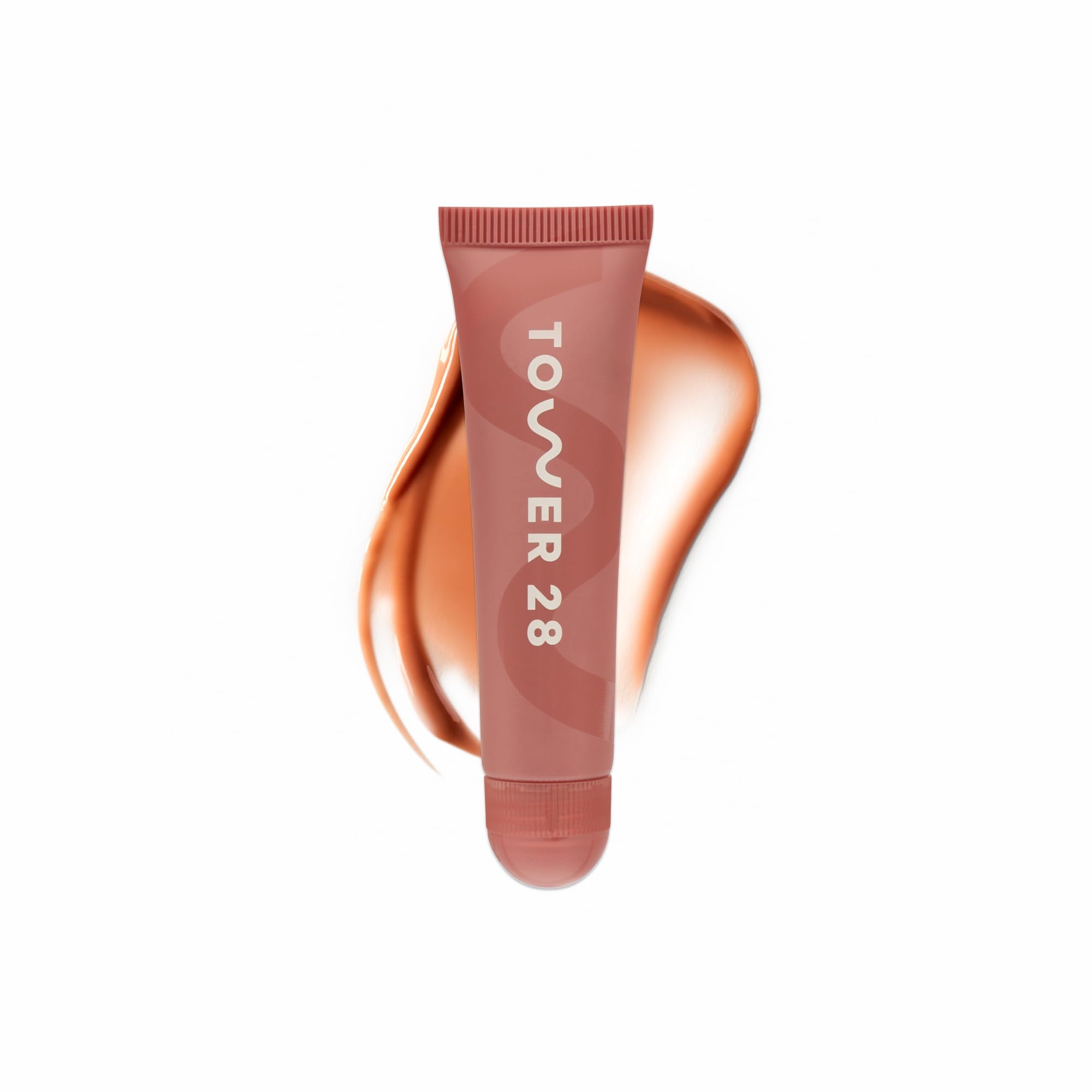Tower 28 LipSoftie Tinted Lip Balm - Dulce De Leche | Hydrating Glossy Lip Treatment