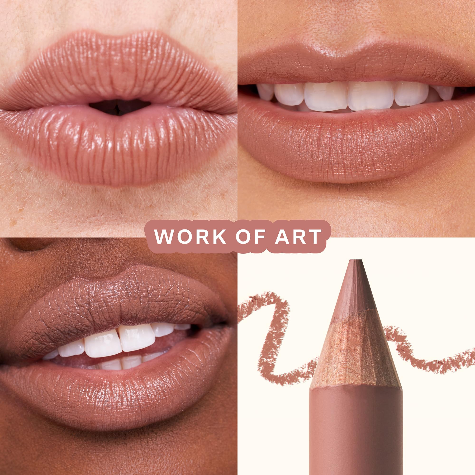 Tower 28 OneLiner: Multi-Use Lip Liner, Eyeliner & Face Pencil in Pinky Taupe | Hydrating Vegan Formula