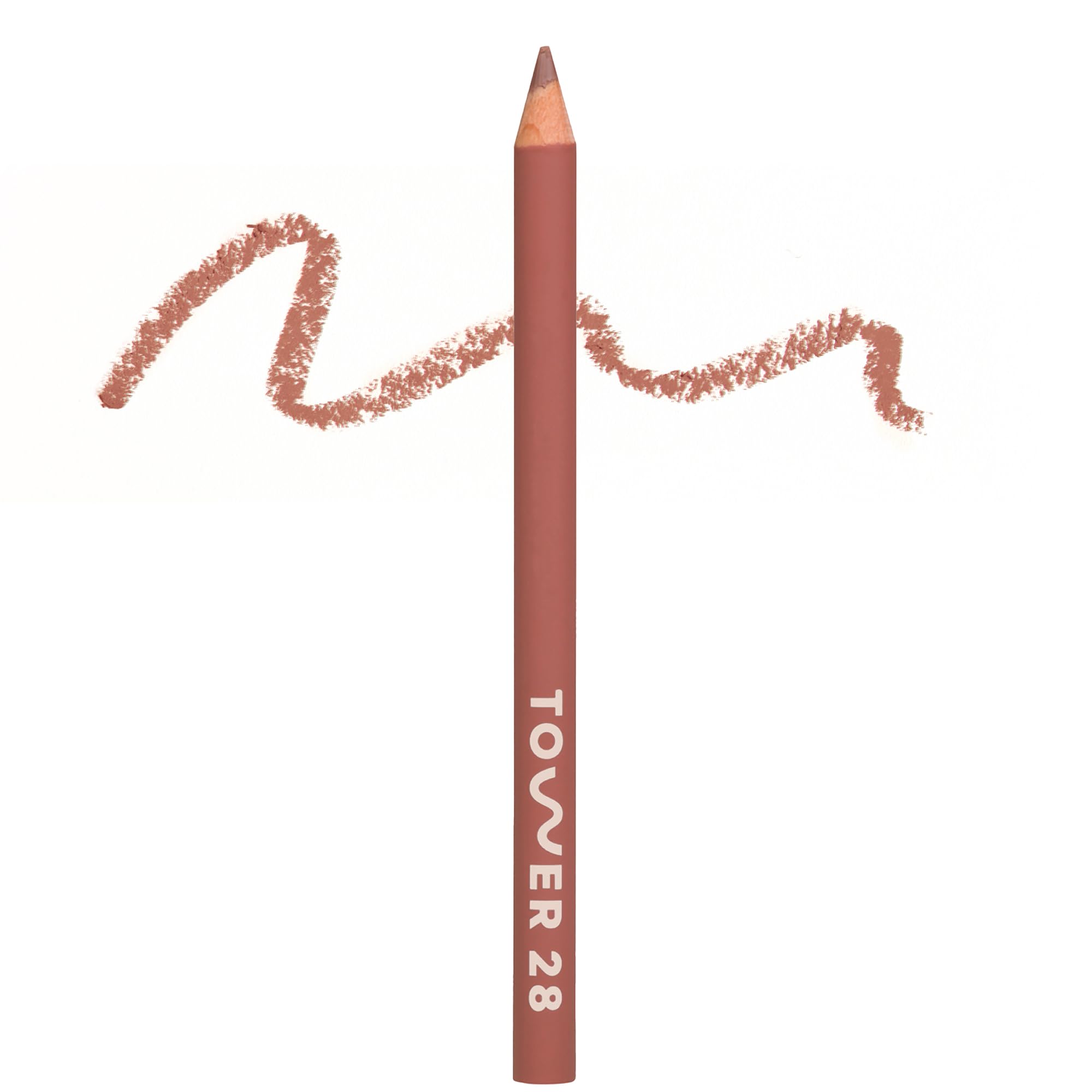 Tower 28 OneLiner: Multi-Use Lip Liner, Eyeliner & Face Pencil in Pinky Taupe | Hydrating Vegan Formula