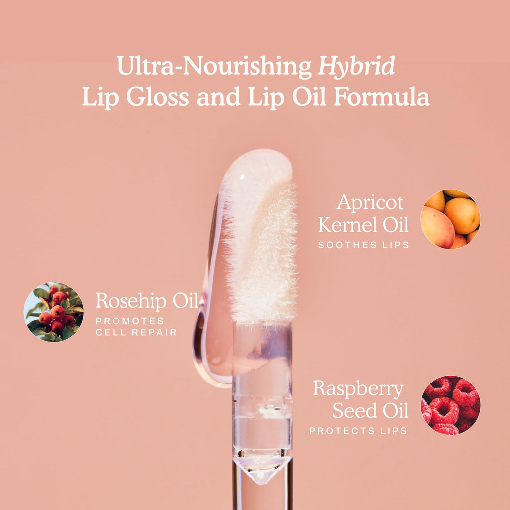 Tower 28 ShineOn Lip Jelly – Hydrating Milky Lip Gloss for Sensitive Lips, 12 Shades | 0.13 oz