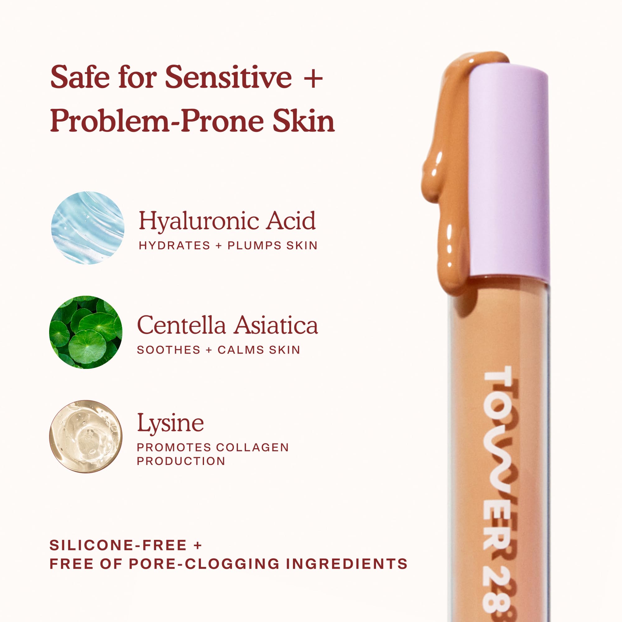 Tower 28 Swipe Serum Concealer - Hydrating Medium Coverage + Under Eye Brightener