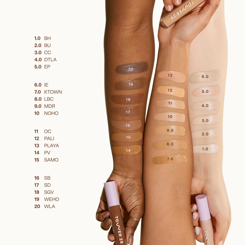 Tower 28 Swipe Serum Concealer – Hydrating Medium-Full Coverage (Shade 6.0 IE)