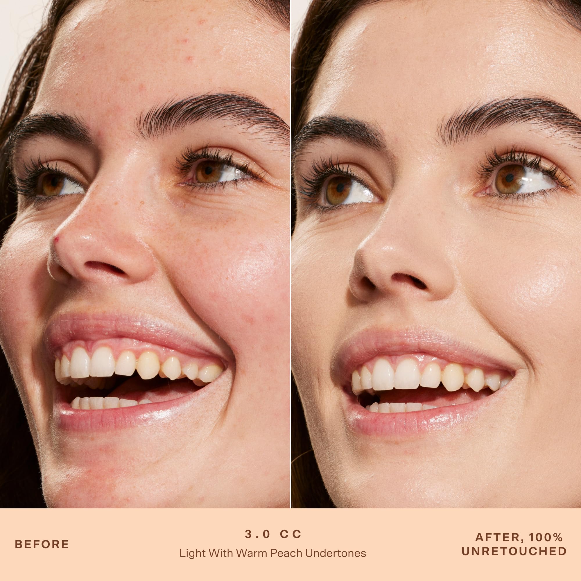Tower 28 Swipe Serum Concealer — Hydrating Medium-to-Full Coverage with Hyaluronic Acid & Centella, Shade 3.0 Light/Warm Peach (0.22 oz)