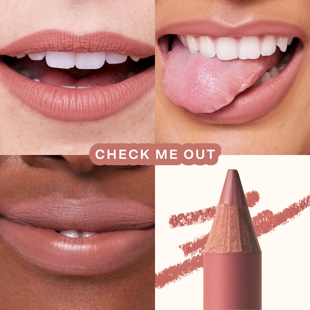 Tower 28 OneLiner Multi-Use Lip & Eye Pencil – Hydrating Vegan Formula with Shea Butter in Warm Rose