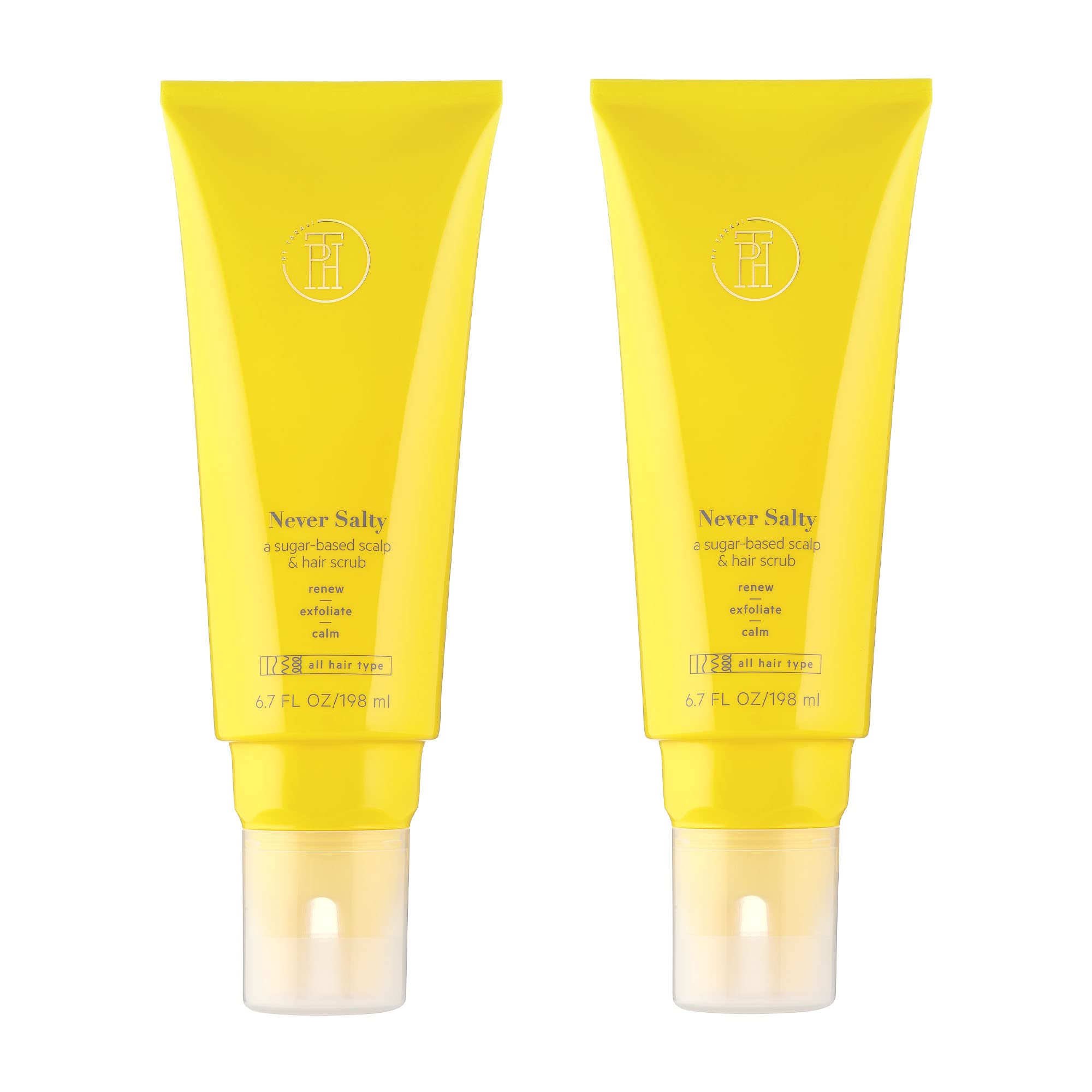 TPH by Taraji Never Salty Sugar Scalp Scrub — 6.7oz Pack of 2 | Exfoliate & Refresh