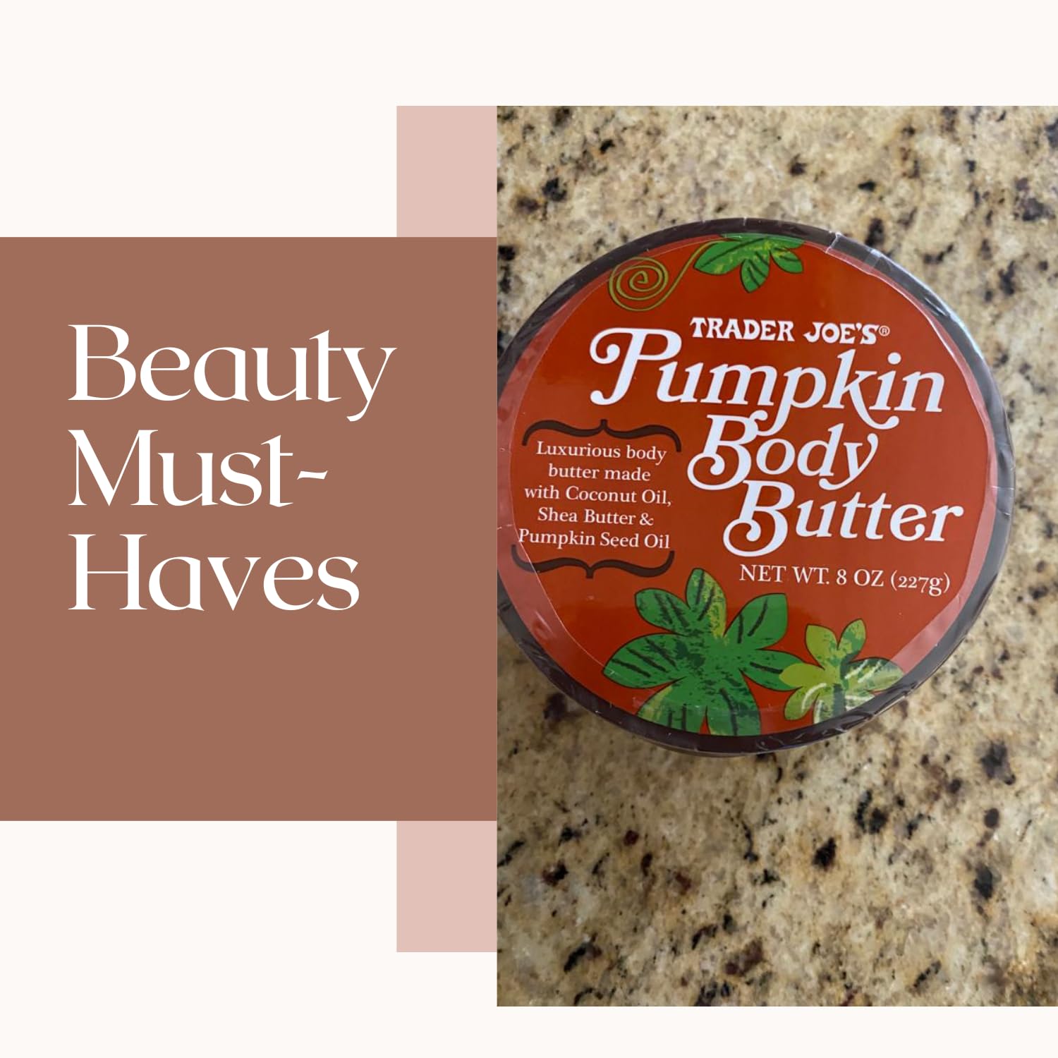 Trader Joe's Pumpkin Body Butter (2 Pack) – Limited Edition Hydration Duo