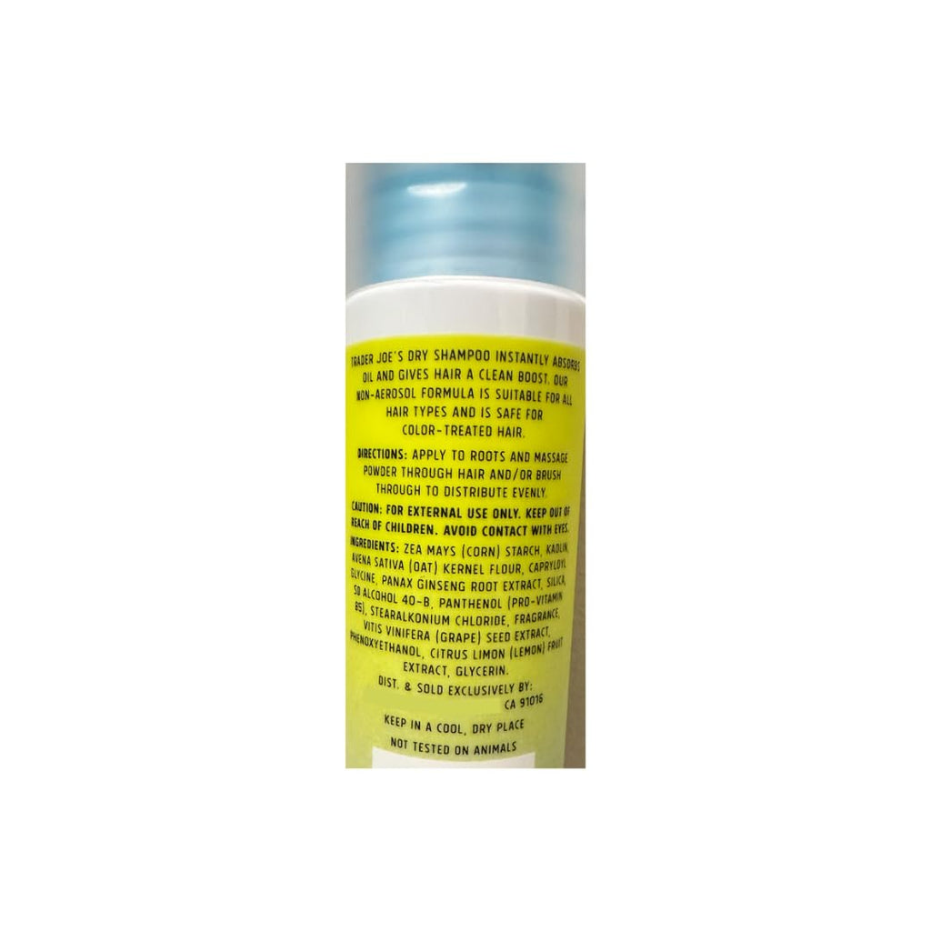 Trader Js Dry Shampoo – Non-Aerosol with Pro-Vitamin B5, 1.35 oz (38 g), 2-Pack