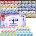 TranquilBliss Bath Bombs 50‑Pack Set – 10 Scents, Natural Moisturizing Bubbles, Gift‑Ready
