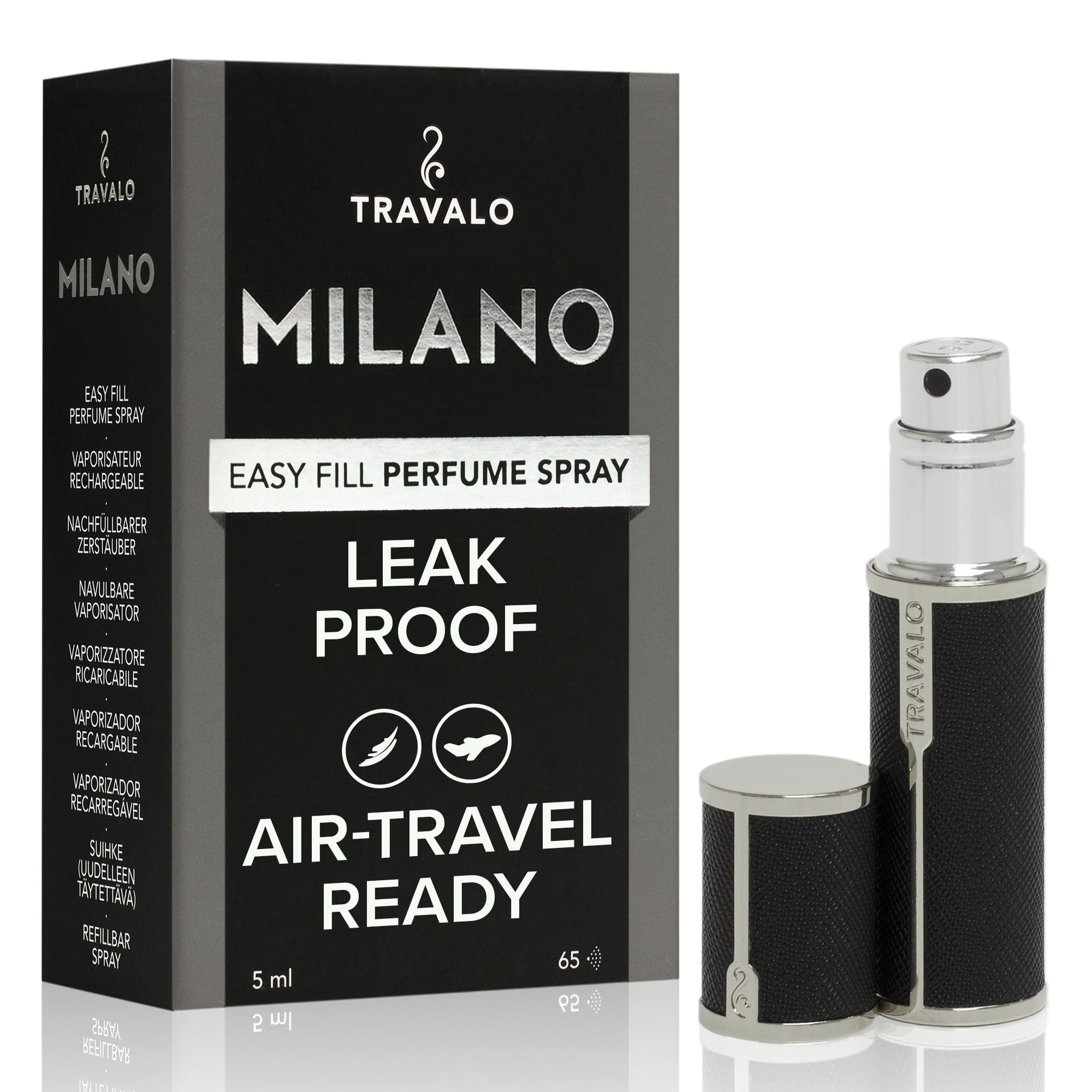 Travalo Milano Perfume Atomizer – Leak-Proof, TSA-Approved Travel Sprayer