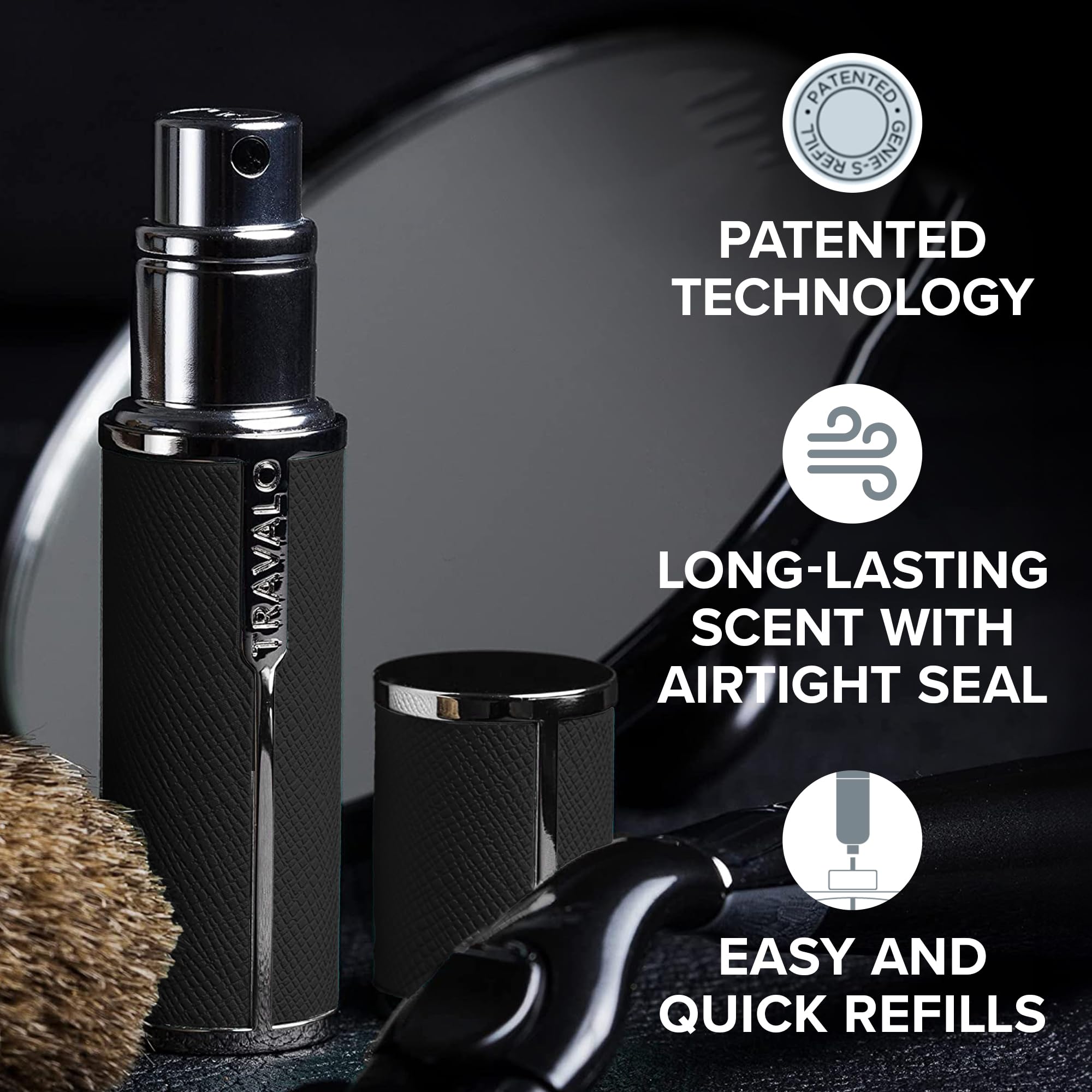 Travalo Milano Perfume Atomizer – Leak-Proof, TSA-Approved Travel Sprayer