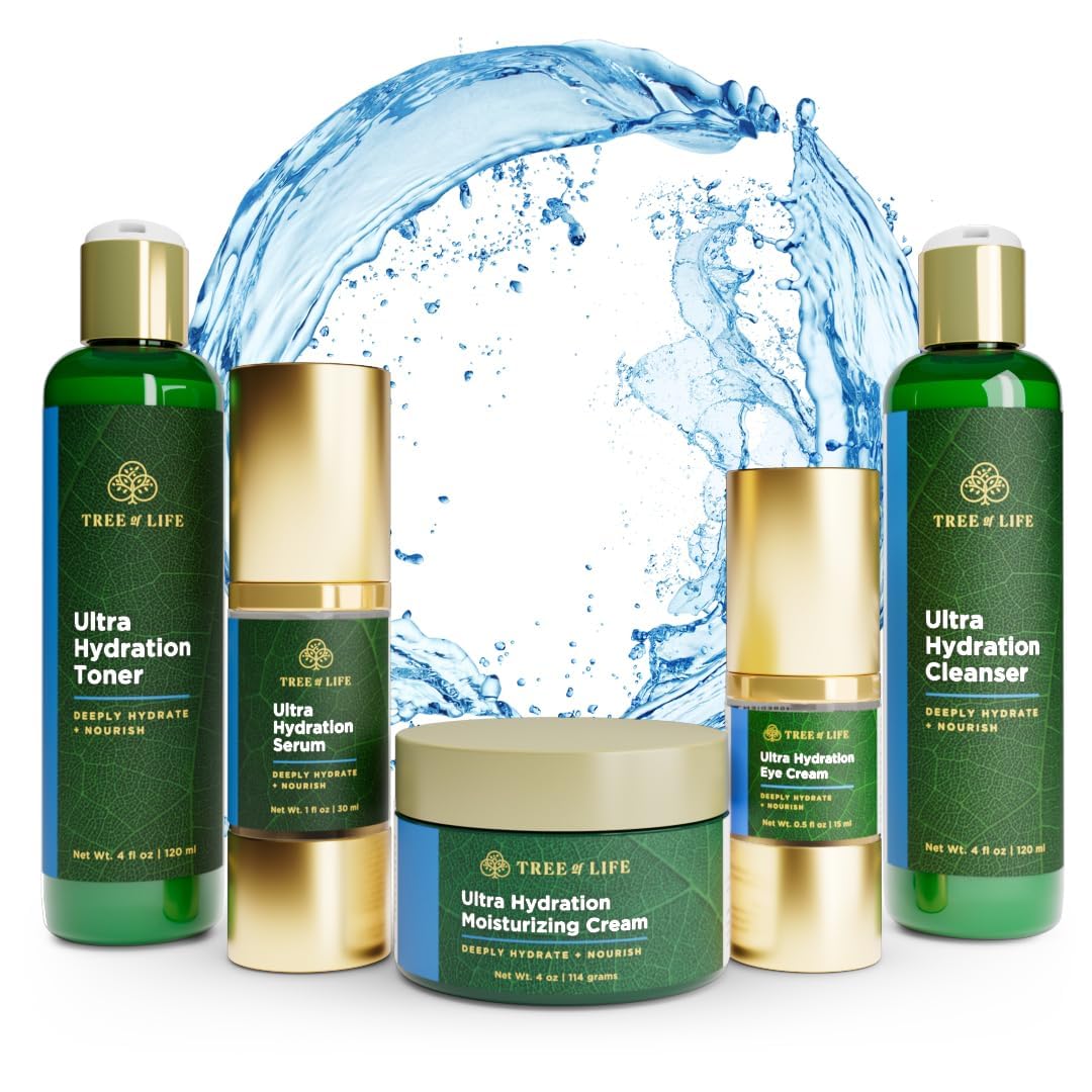 Tree of Life Beauty Ultimate Skin Care Set — Firming, Hydrating, Moisturizing (5pc Ultra Hydration Collection)