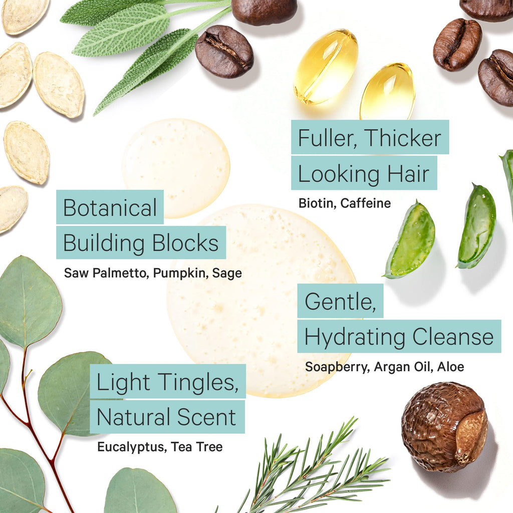 Tree to Tub Biotin Fine Hair Thickening Shampoo – Volumizing Argan Oil Shampoo