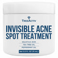 TreeActiv Invisible Acne Spot Cream – Salicylic Acid & Tea Tree Oil, Clear-Drying Spot Care
