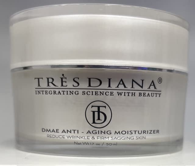 TRÈSDIANA DMAE Anti-Aging Moisturizer | Face & Neck Hydration, Firming & Radiance
