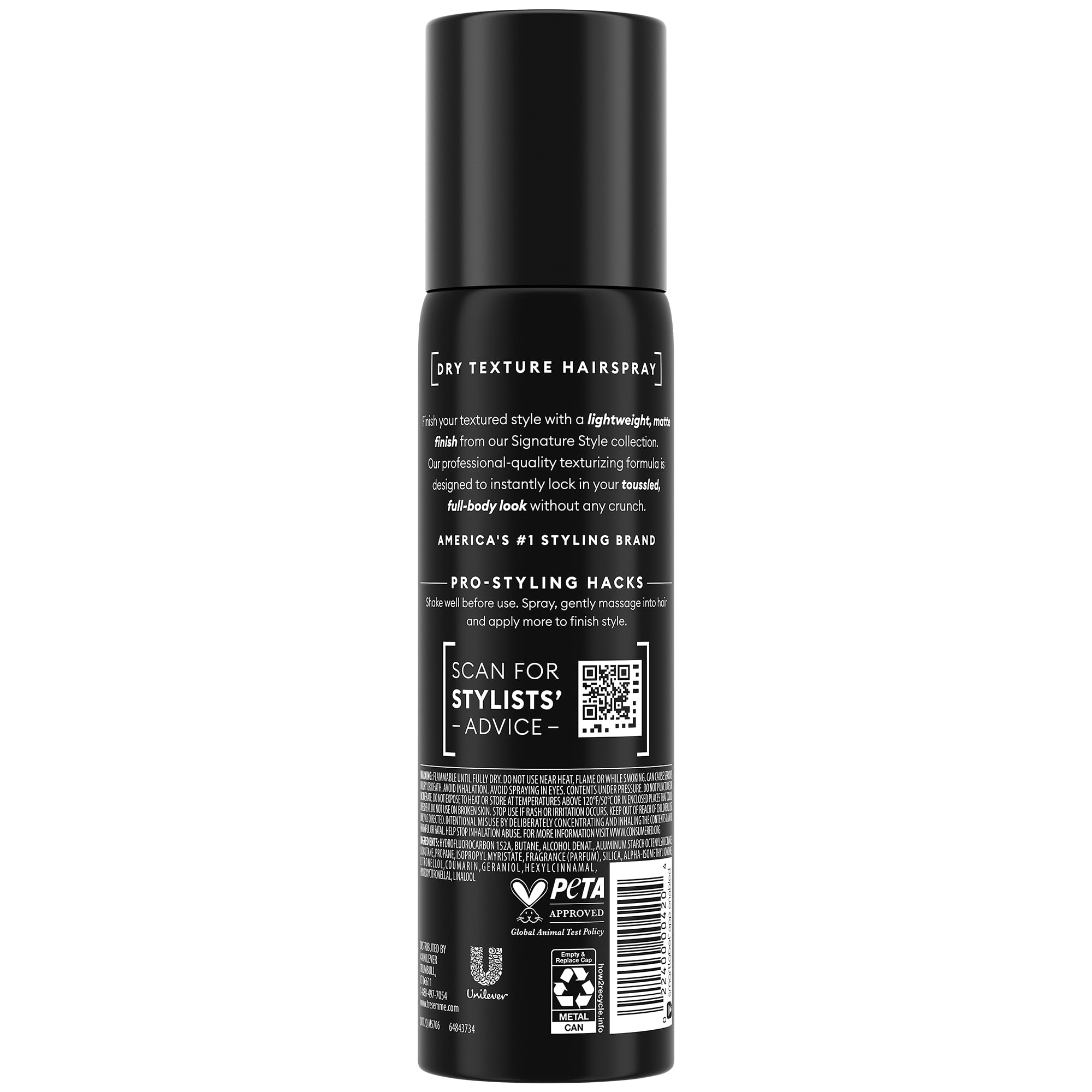 TRESemmé Dry Texture Finishing Mist 12-Pack – Volumizing & Texturizing Spray for Flat, Wavy, and Curly Hair