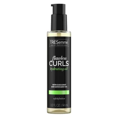 TRESemmé Flawless Curls Hydrating Oil – Lightweight Curl Definition & Frizz Control (3.2 fl oz)