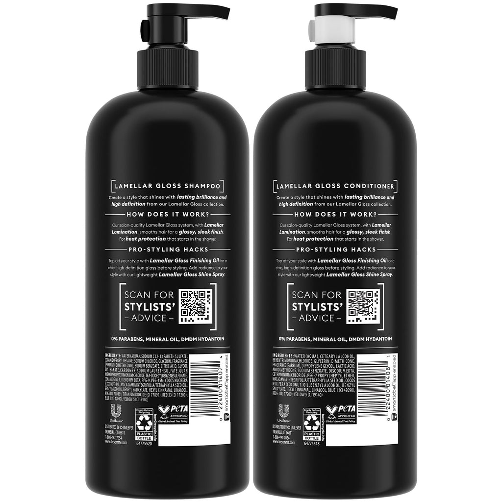 TRESemmé Lamellar Gloss Shampoo & Conditioner – 28 oz Each