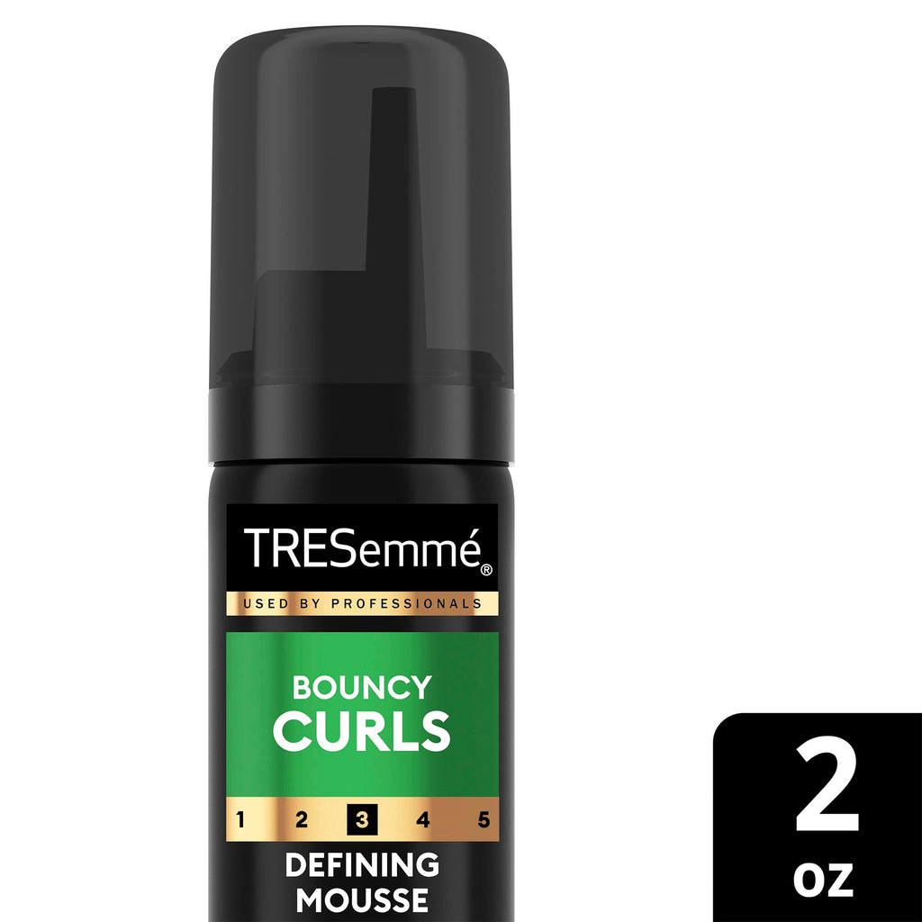 TRESemmé Defining Hair Mousse – Bouncy Curls, Travel-Size 6-Pack
