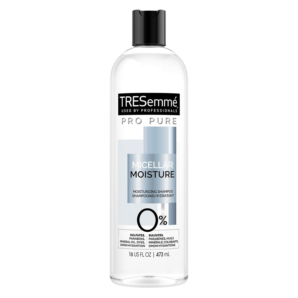 TRESemmé Pro Pure Micellar Moisture Shampoo – Paraben & Dye Free, Daily Hydration for Dry Hair | 16 oz