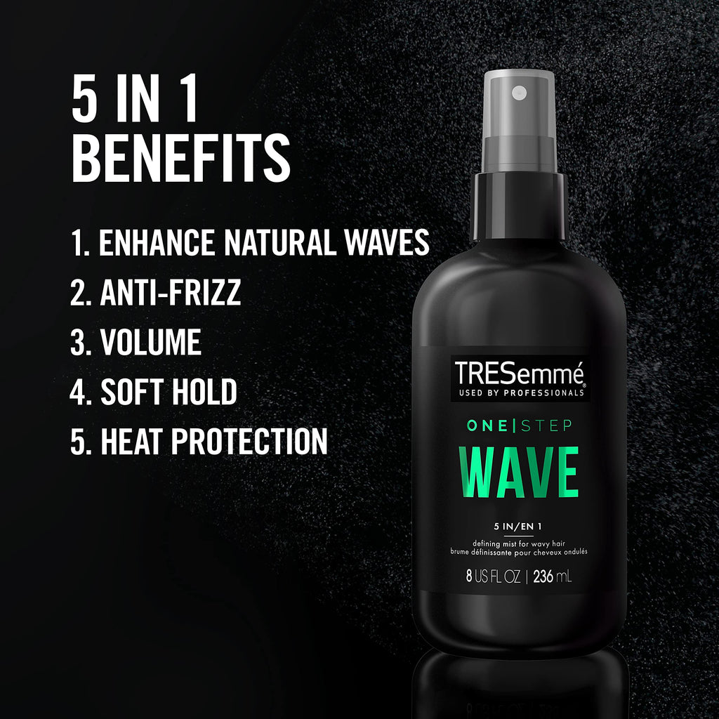 TRESemmé One Step 5-in-1 Wave Defining Mist for Wavy Hair | 8 oz