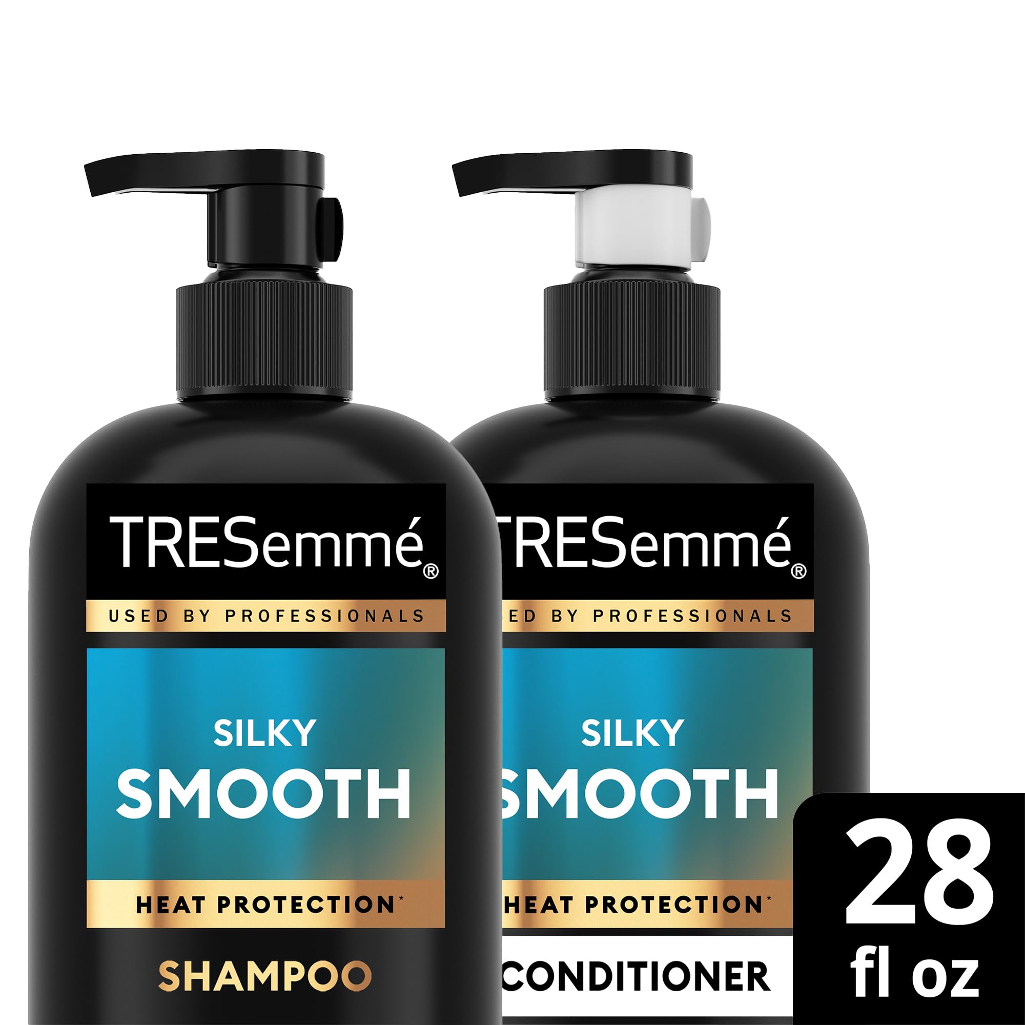TRESemmé Shampoo & Conditioner Set with Keratin Repair Mask – Silky, Anti-Frizz Hair Care