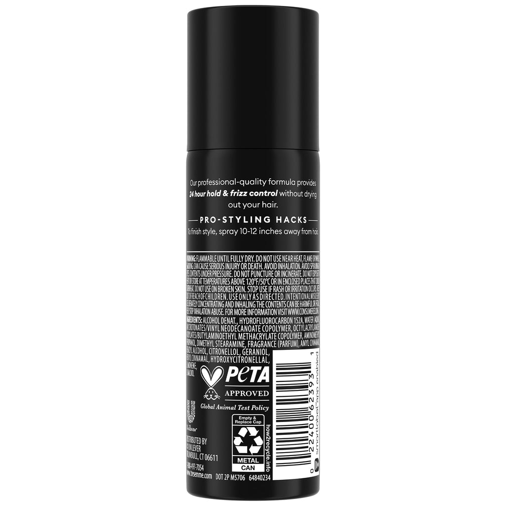 TRESemmé Travel Hairspray Extra Hold – 24-Pack, On-the-Go Frizz & Humidity Protection