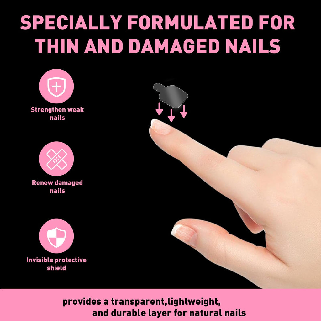 TRESSON Nail Repair Patches – 580 Pre-cut Patches for Damaged Nails