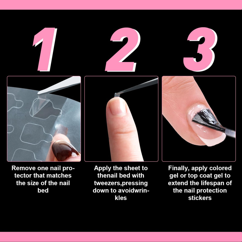 TRESSON Nail Repair Patches – 580 Pre-cut Patches for Damaged Nails