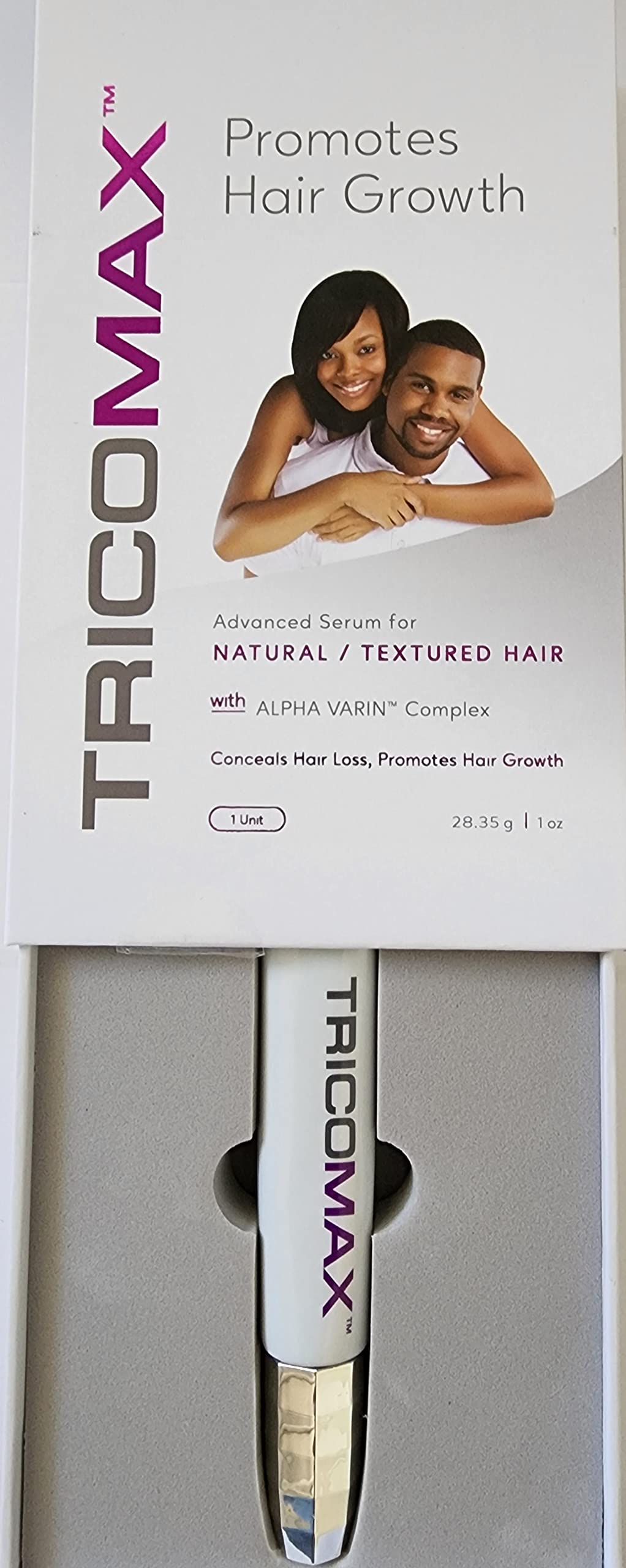 Tricomax Growth Serum for Textured Hair – ALPHA VARIN™ Complex, Healing Hemp, 1 oz