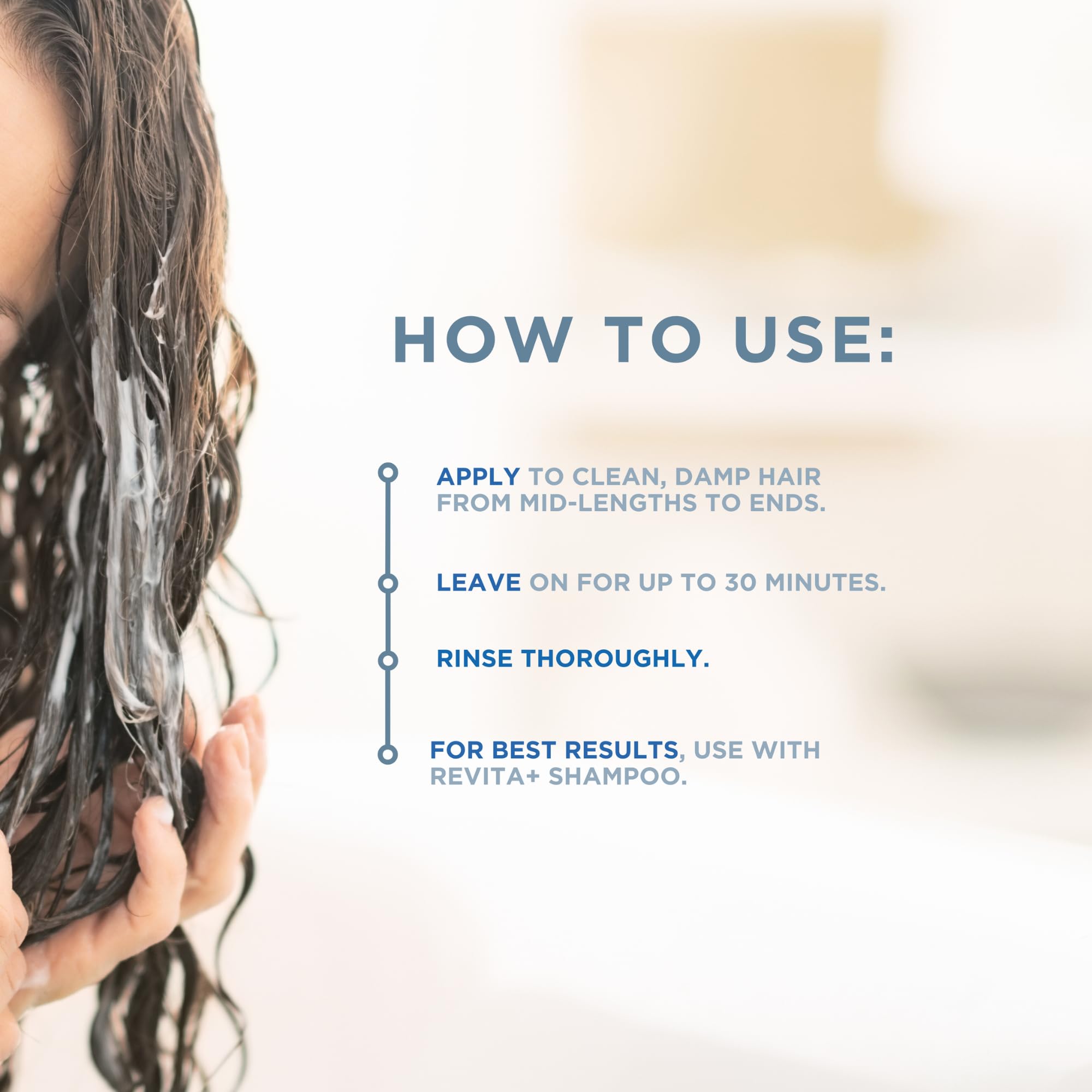 Tricovit Revita+ Hair Conditioner – Keratin Amino Acids, Pantothenic Acid & Luna Matrix Technology (8.45 fl oz)