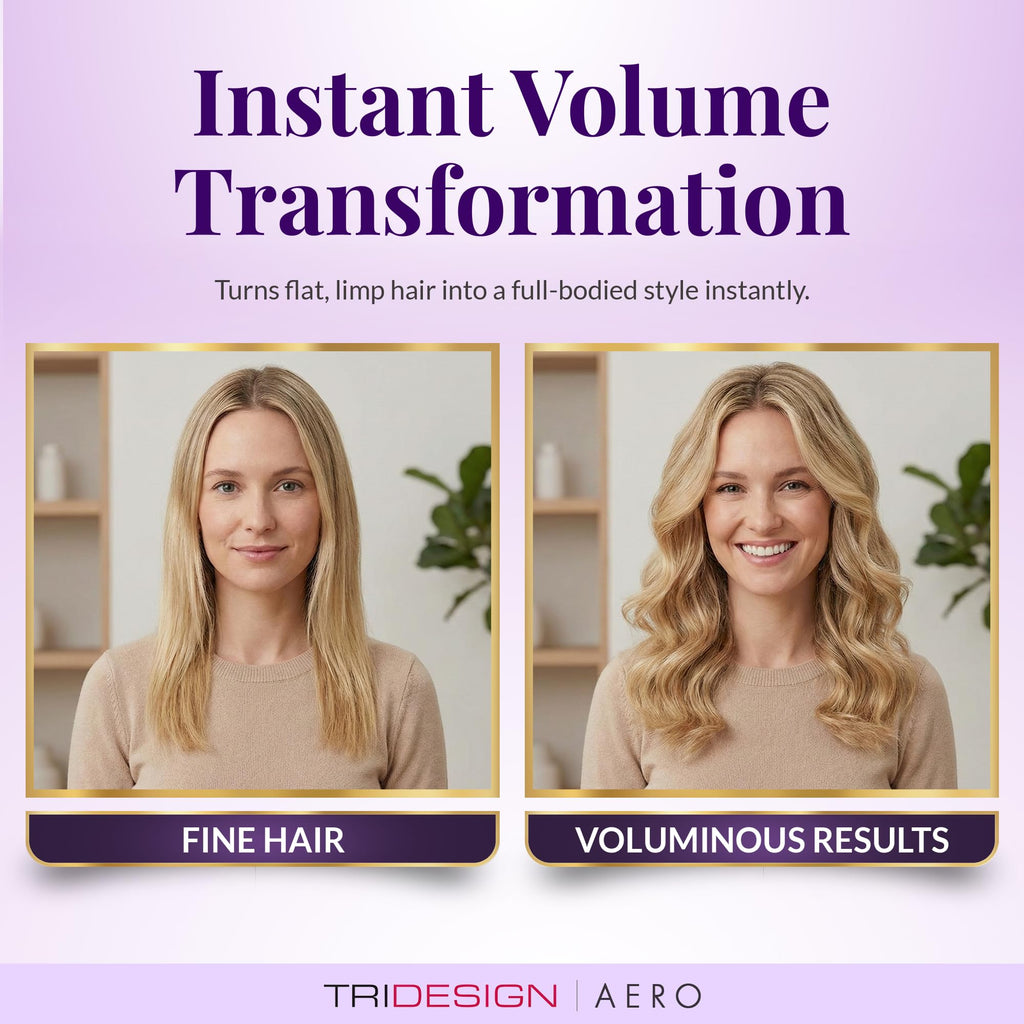 TRIDESIGN Aero Body Infusion Volumizer – Weightless Root Lift & Fullness