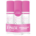 TRIDESIGN Aerogel Hairspray – Strong Hold & Flexible Styling (Travel Pack 3x3oz)