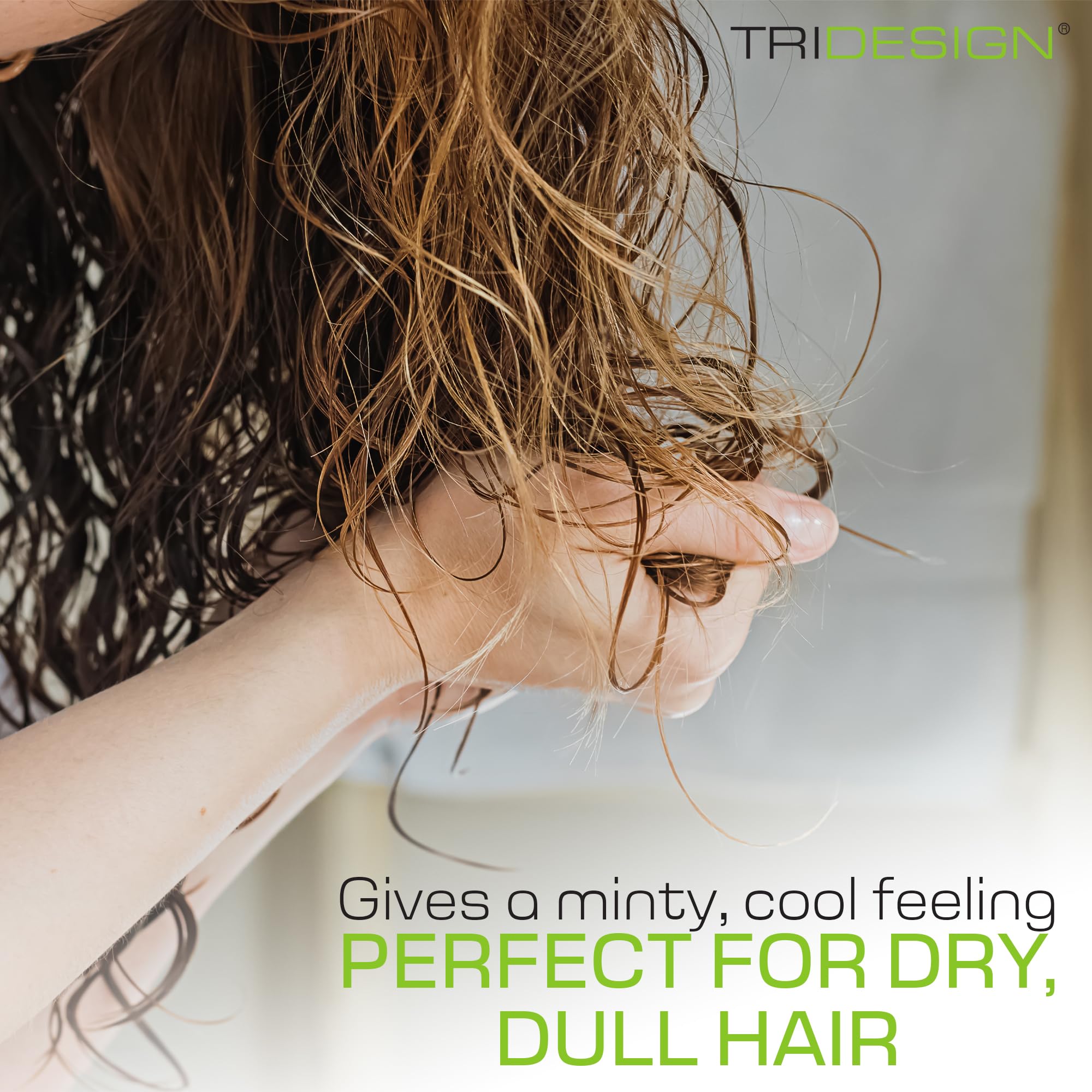 TRIDESIGN Unific Energy Leave-In Conditioner for Curly Hair – Anti-Frizz Serum, Deep Hydration (6 oz)
