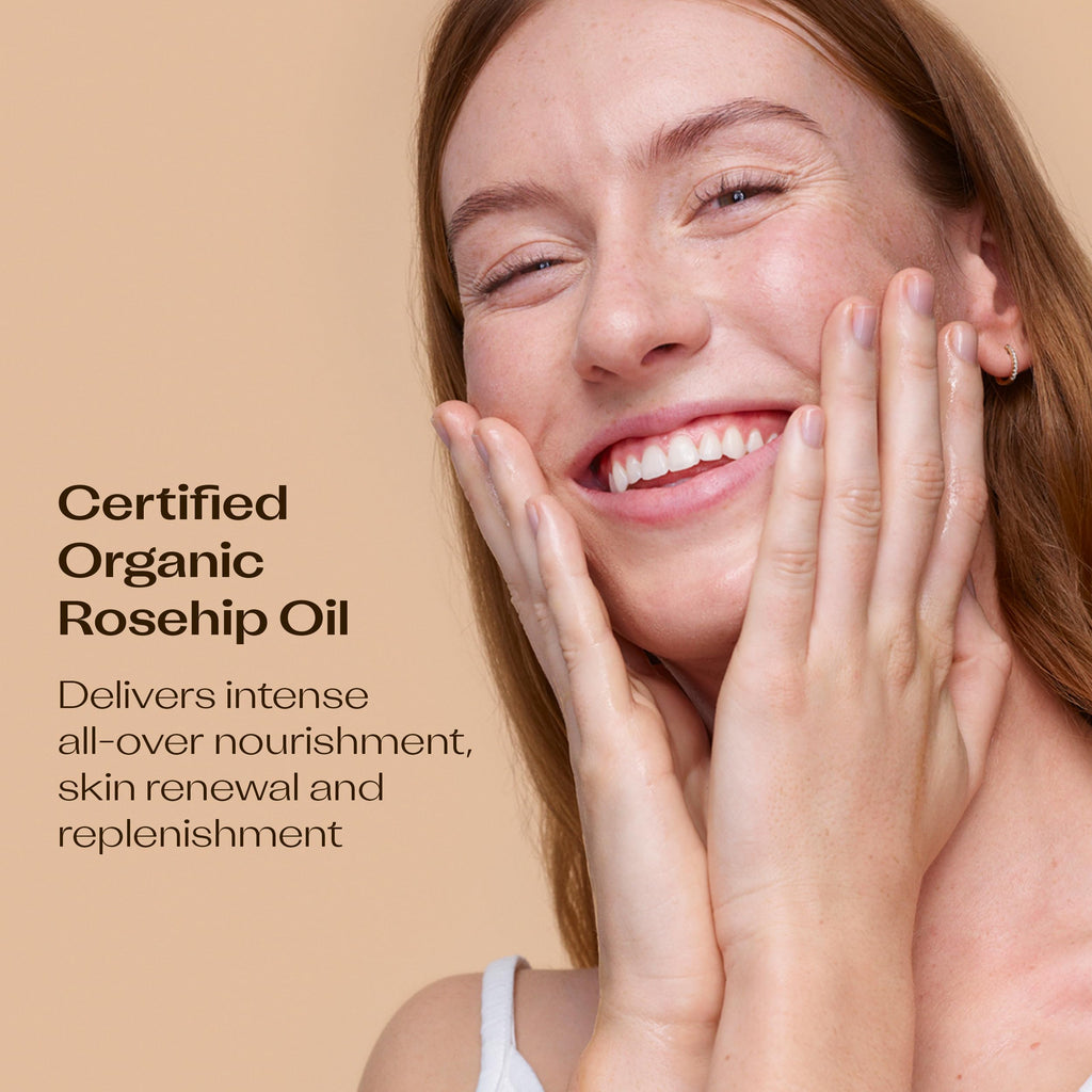 Trilogy Certified Organic Rosehip Oil – Intensive Nourishment for Dry Skin, Scars, and Fine Lines | 0.34 fl oz