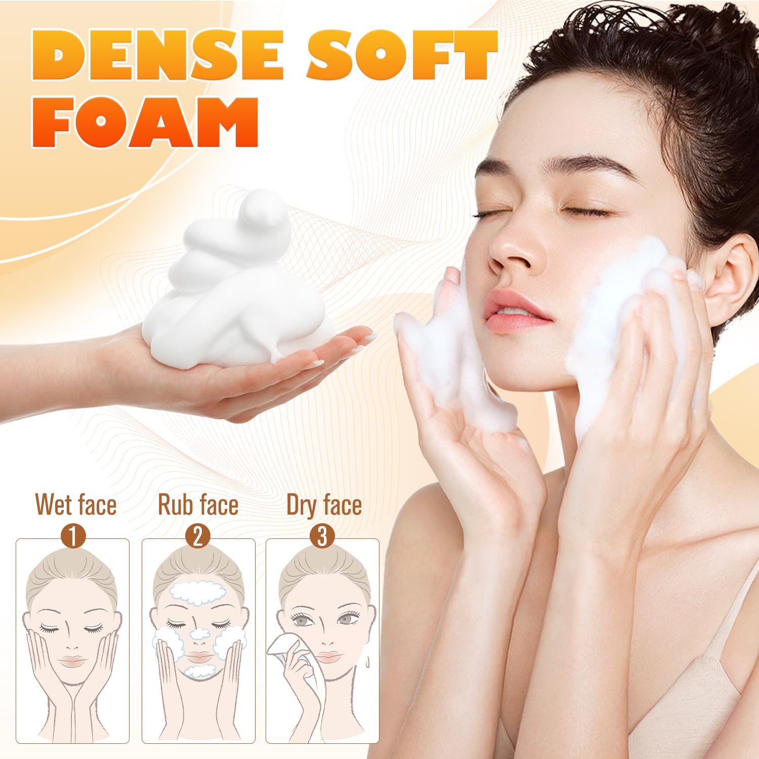 TRIMAKESHOP Turmeric Foaming Facial Cleanser 2-Pack