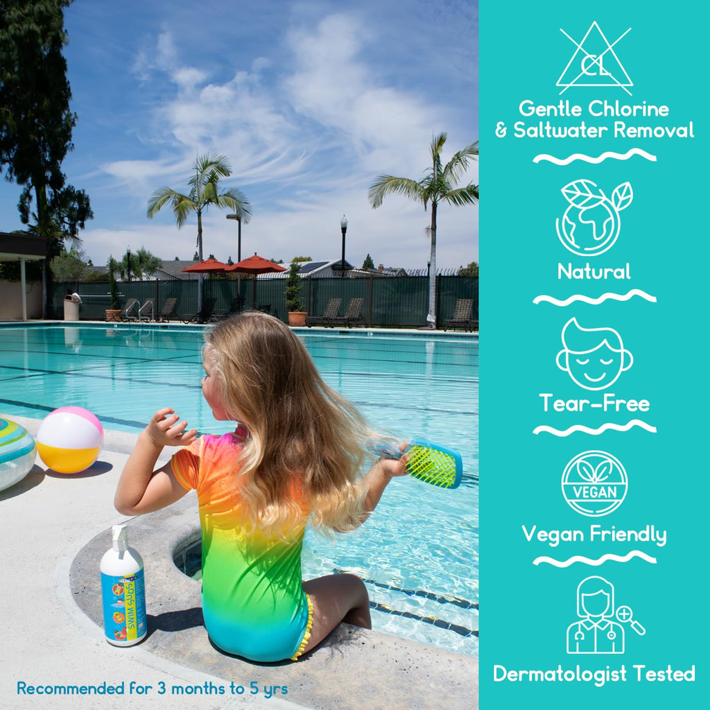 TRISWIM Kids Suds 2-in-1 Tear-Free Shampoo & Body Wash, 32 oz – Watermelon Scent