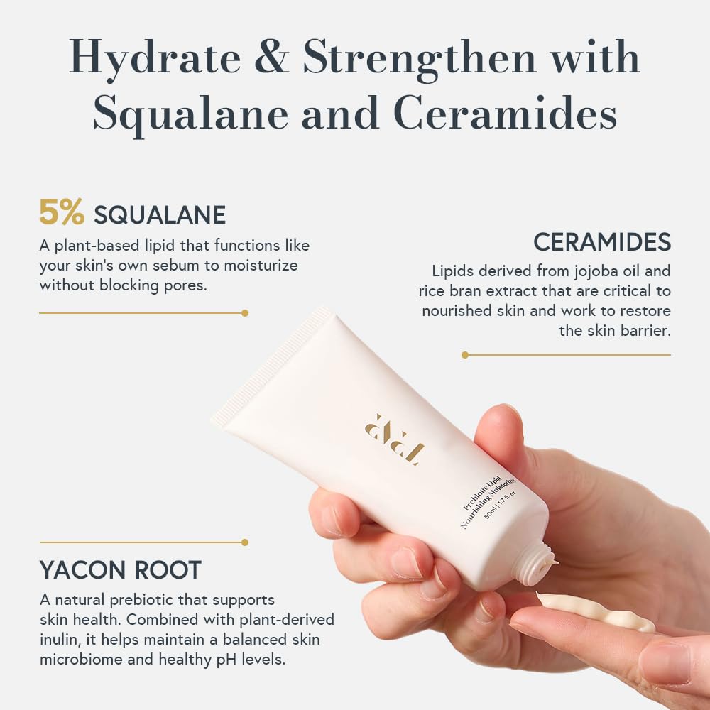 TRNR Prebiotic Lipid Nourishing Facial Moisturizer – Hydrating Plant-Based Face Cream (50ml)