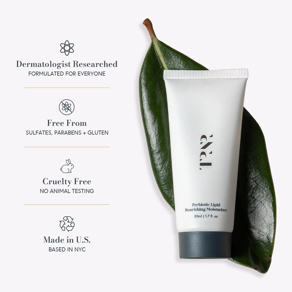 TRNR Prebiotic Lipid Nourishing Facial Moisturizer – Hydrating Plant-Based Face Cream (50ml)
