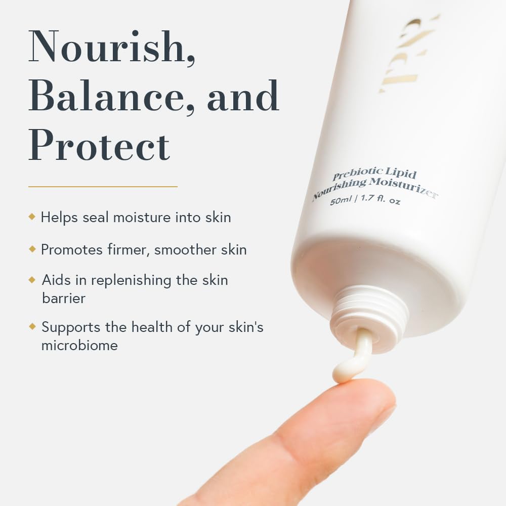 TRNR Prebiotic Lipid Nourishing Facial Moisturizer – Hydrating Plant-Based Face Cream (50ml)