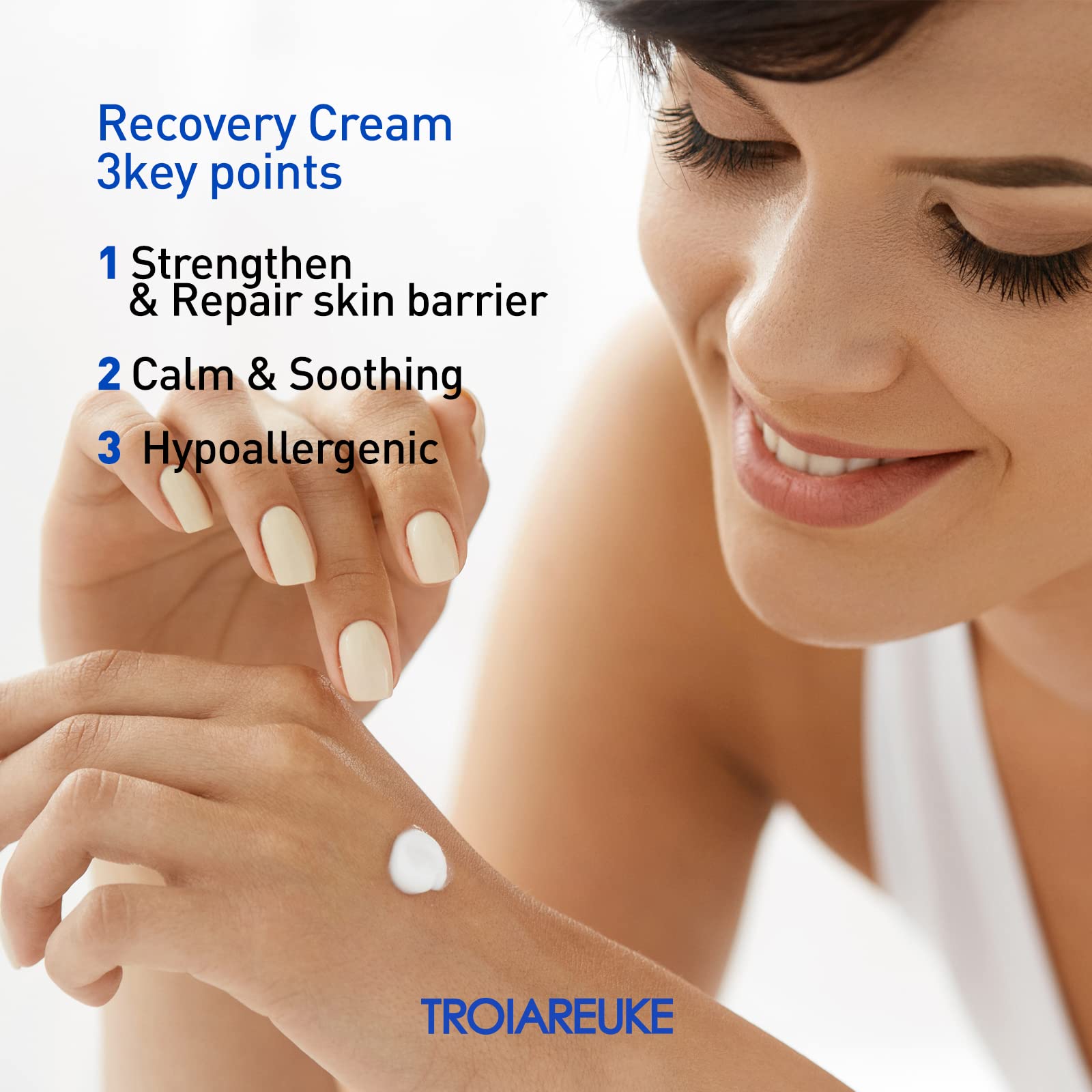 TROIAREUKE ACSEN Recovery Cream | Hydrating, Soothing Facial Moisturizer – Centella Asiatica