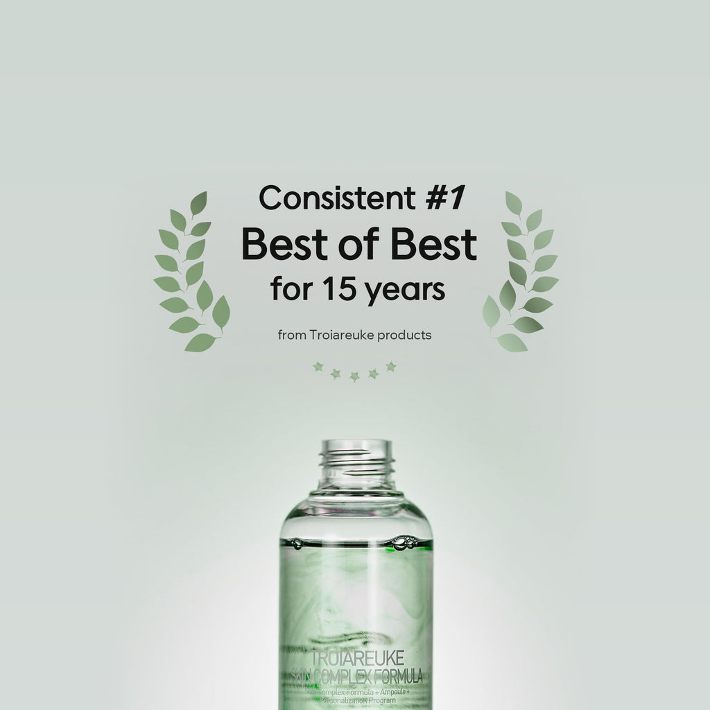 TROIAREUKE H+ Cocktail Ampoule Toner Green – Refreshing Hydration, 6.76 fl oz