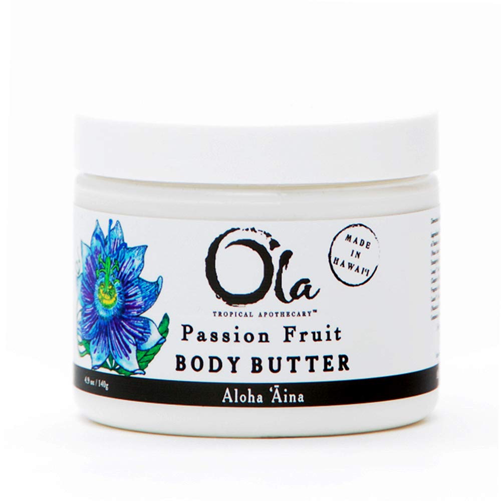 Tropical Apothecary Passion Fruit Body Butter – Coconut Oil & Hawaiian Plant Extracts (5.6oz)