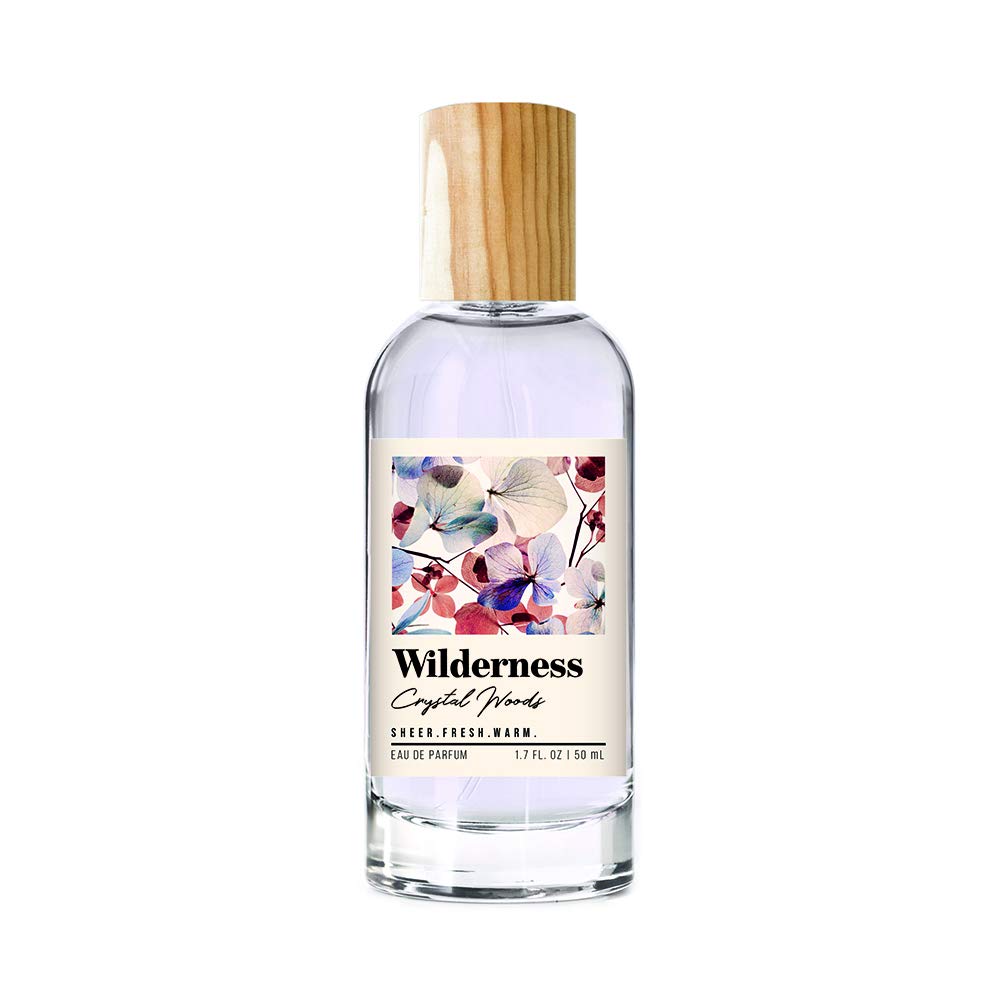 Tru Fragrance Beauty Wilderness Crystal Woods EDP – Fresh Floral Eucalyptus & Cedar