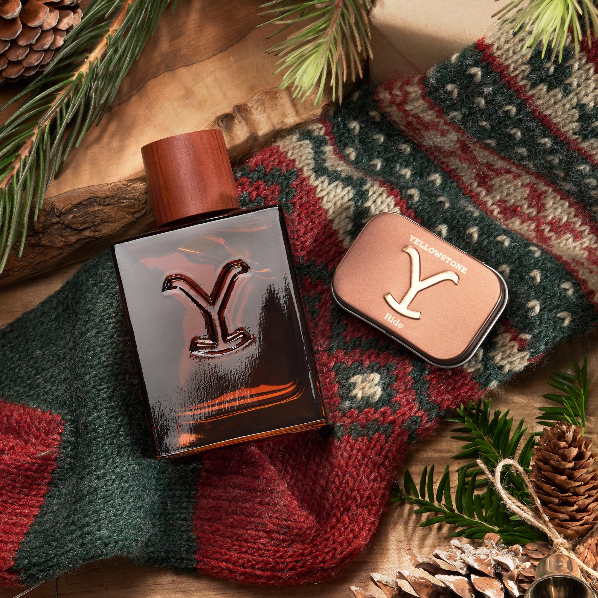 Tru Fragrance Beauty Yellowstone Ride Men's Cologne Gift Set | Outdoorsman Scent