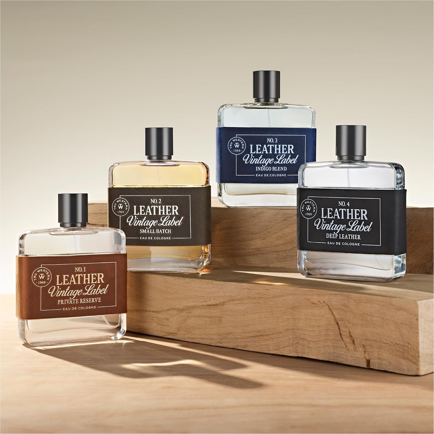 Leather No. 3 by Tru Western – Vintage Indigo Blend, Velvety Citrus, Blue Vetiver, Sueded Sandalwood 3.4 oz
