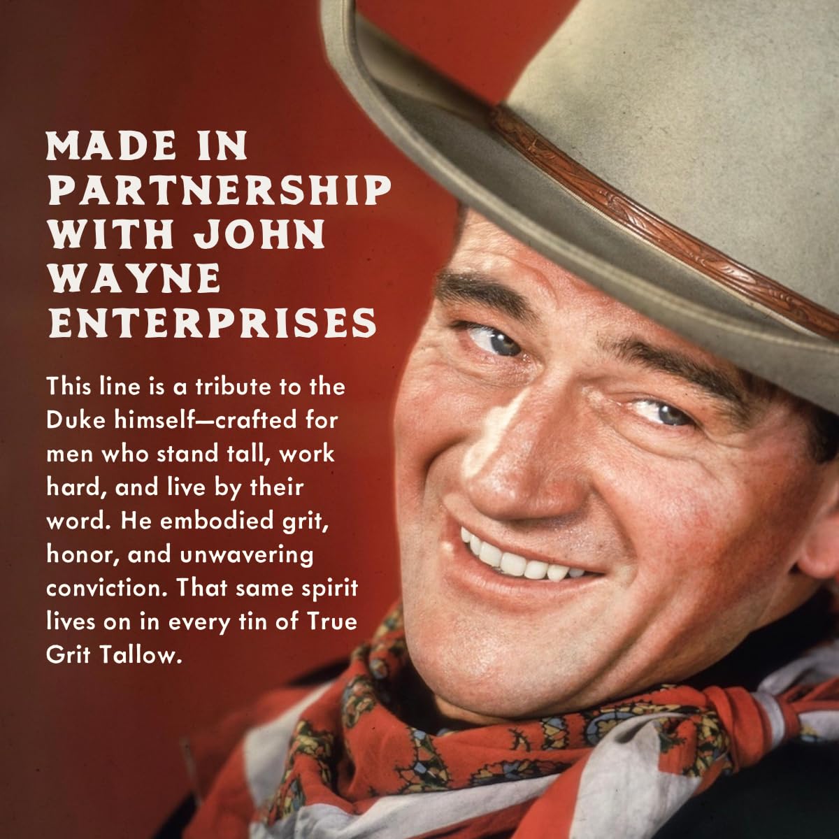 True Grit Tallow John Wayne Inspired Deep Moisture Salve – Unscented, Essential Oil Free 2 oz