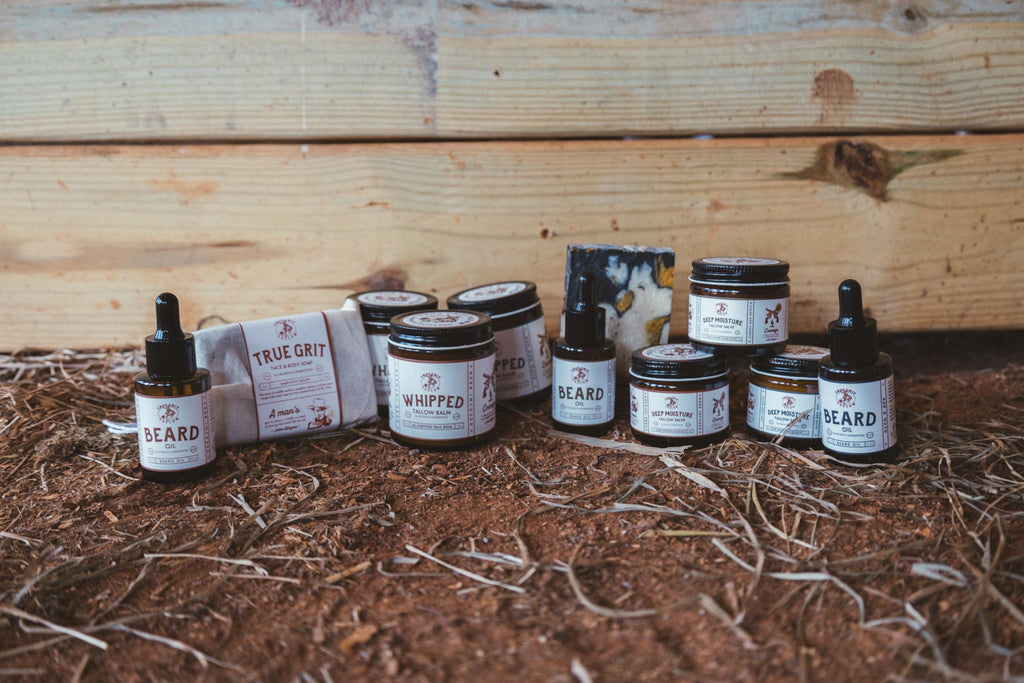 True Grit Tallow – John Wayne Inspired Whipped Balm for Skin | All-Purpose Moisturizer with Beef & Bison Tallow – 2.6 oz